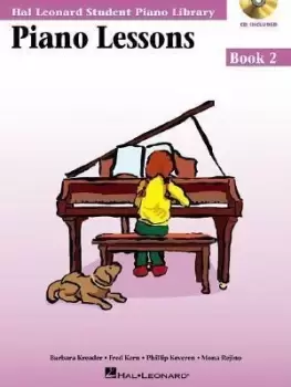 Image of Piano Lessons Book 2 & Audio by Hal Leonard Student Piano Library