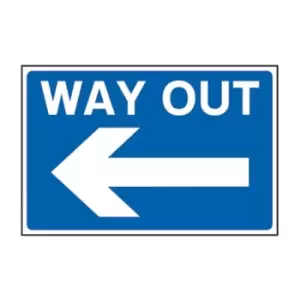 Image of Way Out Arrow Left - FMX (600 x 400mm)