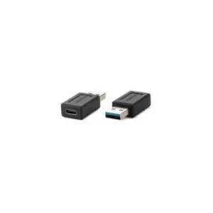 Image of Kramer Electronics AD-USB3/AC cable gender changer USB typeC female connector USB typeA male connector Black