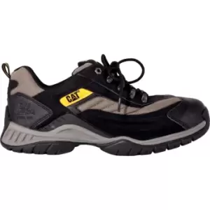 image of 7025 Moor Mens Black Nubuck Safety Trainers - Size 9