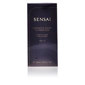 Image of SENSAI luminous sheer foundation SPF15 #206-brown beig