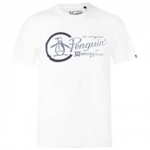 Image of Original Penguin Combo Short Sleeve T Shirt - White 118