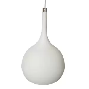 Image of Hanging Ceiling Pendant Light Matt White & Copper Kitchen Lamp Built in LED