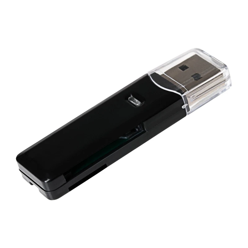 Image of Maplin USB-A 2.0 SD Multi Card Reader SDXC/ SDHC/ MicroSDXC/ MicroSDHC