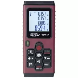 image of Testboy TV 610 Laser range finder Reading range (max.) (details) 60 m