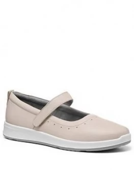 Image of Hotter Slender Mary Jane Shoes - Beige, Size 7, Women