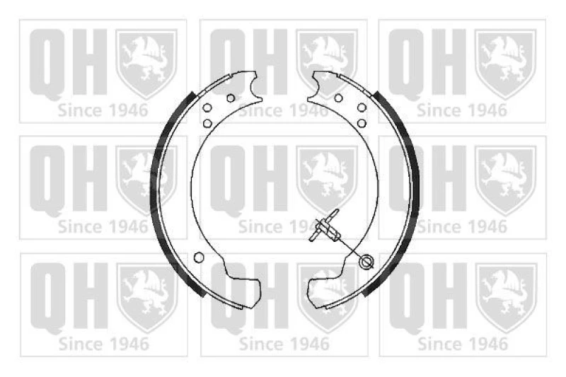 Image of QUINTON HAZELL Brake Shoe Set QUINTON HAZELL BS511