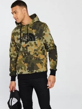 Image of The North Face Drew Peak Pullover Hoodie Camo Size XS Men