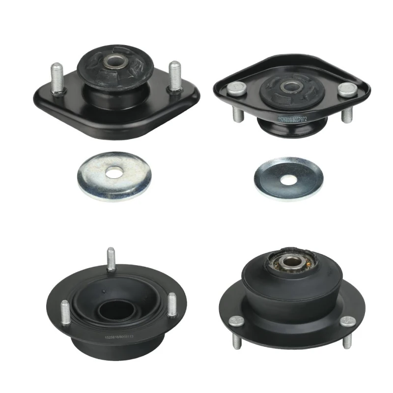 Image of RIDEX 1180S0556 Top strut mount Rear Axle both sides, without rolling bearing Suspension Strut Support Bearing (1180)