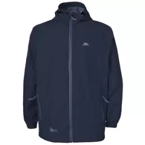 Image of Trespass Adults Unisex Qikpac Packaway Waterproof Jacket (L) (Navy)