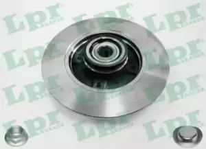 Image of LPR Brake disc PEUGEOT,CITROEN C1005PCA 4246Z9,424934 Brake rotor,Brake discs,Brake rotors