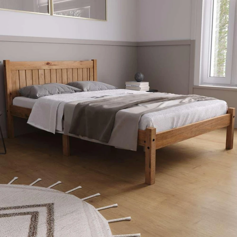 Image of Birlea Trent Bed Birlea in Brown Size: Small Double Brown Small Double Unisex 5056206633615