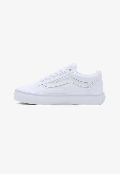 Image of Vans white multi old skool floral embroidery Girls Junior trainers White Multi UK 11 (EU 28)