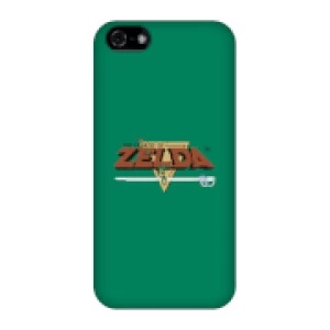 image of Nintendo The Legend Of Zelda Retro Logo Phone Case - iPhone 5C - Snap Case - Gloss