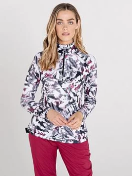 Image of Dare 2b Divulge Core Overhead Stretch Long Sleeve Top - Pink, Size 12, Women