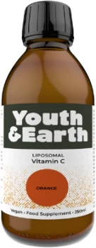 Image of Youth & Earth Liposomal Vitamin C - Orange - 250ml