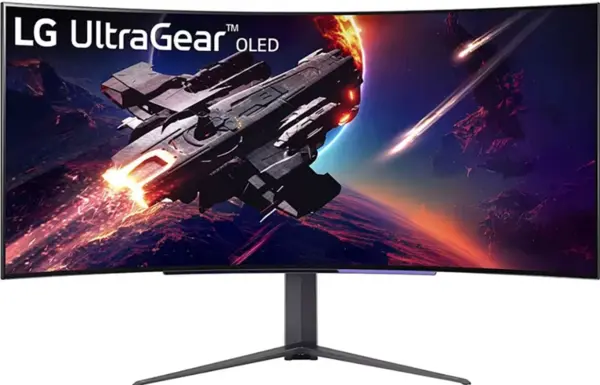Image of LG UltraGear 45" 45GR95QE-B WideScreen Quad HD Curved Gaming OLED Monitor