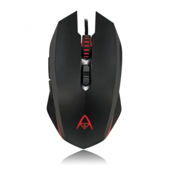 image of Adesso iMouse X2 Multi-Colour Ambidextrous 7-Button Optical Gaming Mouse - Black