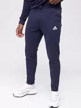 Image of Adidas Feel Cosy Track Pants - Navy/White