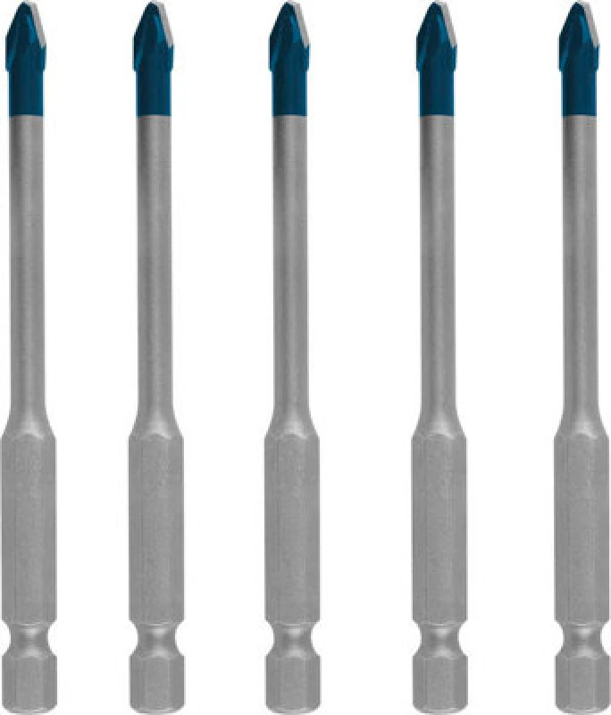 Image of Bosch Set Expert Hex-9 Hard Ceramic Drill Bit Set 5 X 90 mm 5 Pcs 2608902315