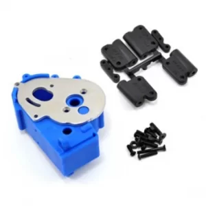 Image of Rpm Traxxas 2Wd Hybrid Gearbox Housing And Rear Mounts Blue