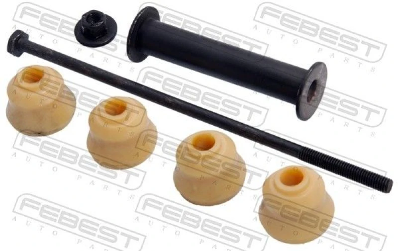 Image of FEBEST 1623-001 Anti-roll bar link Rear Axle Link Stabiliser (3229)
