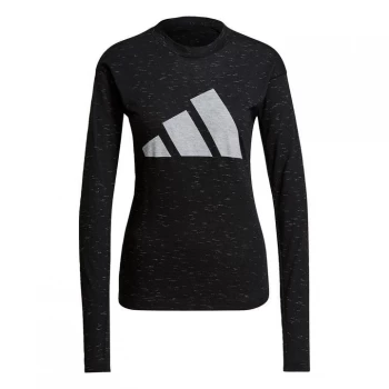 Image of adidas Sportswear Future Icons Winners 2.0 Long-Sl - Black Melange