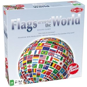 Image of Tactic Games Flags Around The World Board Game
