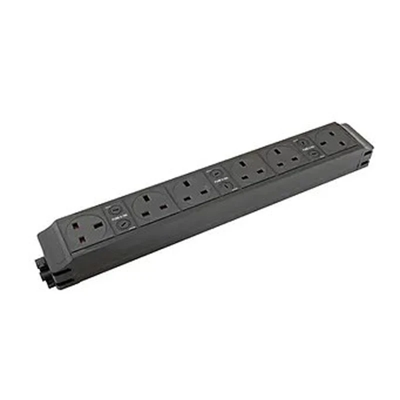 Image of POWERDATA UNDER DESK 6X 3.15A UK SKTS ORIENTATED W / N / N / E