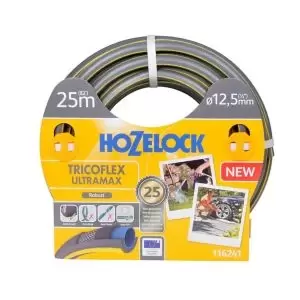 Image of Hozelock Ultramax 5-Layer Reinforced Hose Pipe (L)25M Grey & Yellow