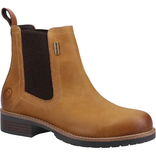 Image of Cotswold Womens Enstone Pull On Waterproof Chelsea Ankle Boots - UK 4