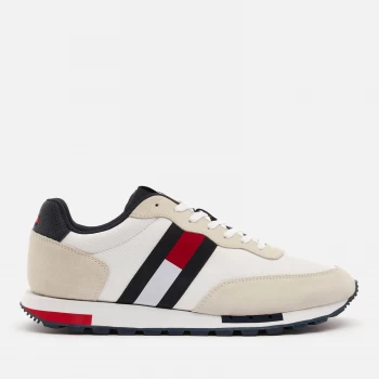 Image of Tommy Jeans Mens Retro Mix Pop Running Style Trainers - White - UK 10