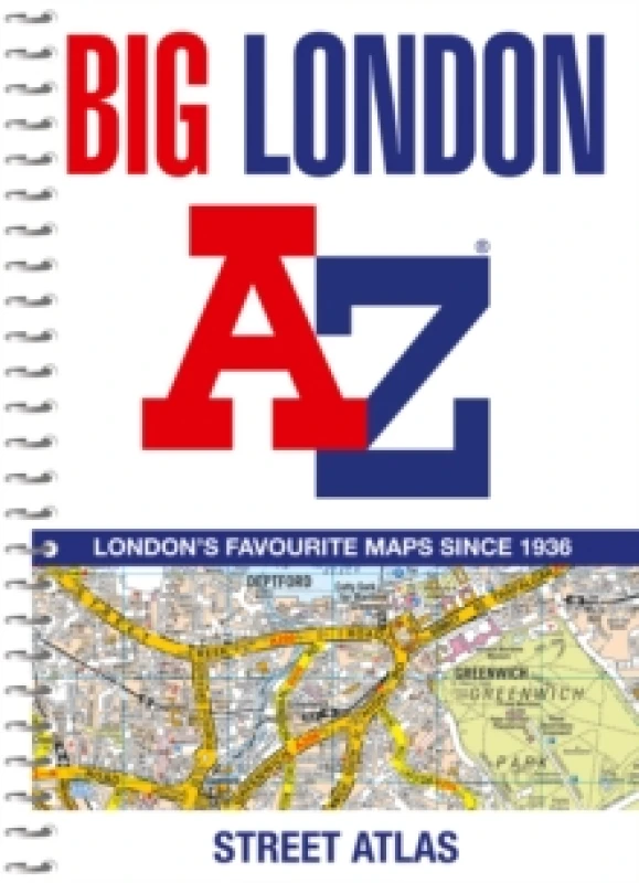 Image of Big London A-Z Street Atlas. Spiral bound Books