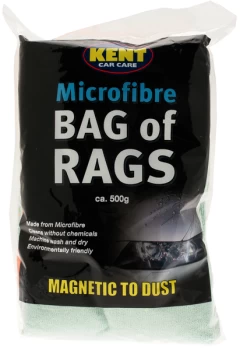 image of Microfibre Bag Of Rags - 500g Q501 KENT