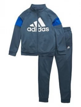 Image of Adidas Originals Childrens Badge Of Sport Tracksuit - Blue
