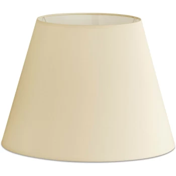 Image of Faro - Floor Lamp Beige Tapered Shade