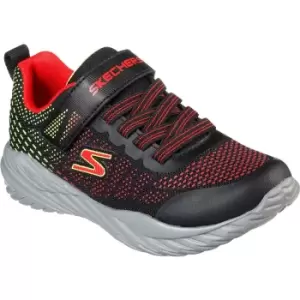 Image of Skechers Boys Nitro Sprint Karvo Stretch Lace Trainers UK Size 11.5 (EU 29)