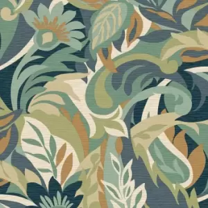 Belgravia Decor Belgravia Decor Casa Floralwallpaper Green