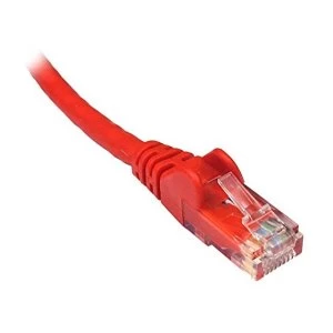 image of 0.5mtr Scan Red Cat 5e Snagless Moulded Patch Lead