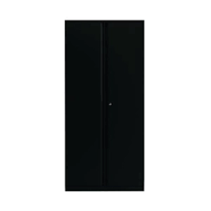 image of 2 Door 1970mm Cupboard Empty Black (Dimensions: W914 x D470 x H970mm) KF78717