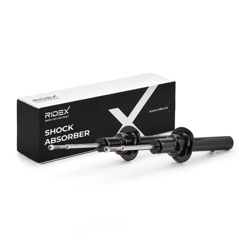 Image of RIDEX 854S19316 Shock absorber Front Axle, Gas Pressure, Twin-Tube, Suspension Strut, Top pin Shock Absorber (854)