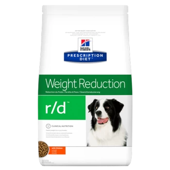 image of Hill's Prescription Diet Canine r/d Weight Reduction Mini Chicken Dog Food 1.5kg