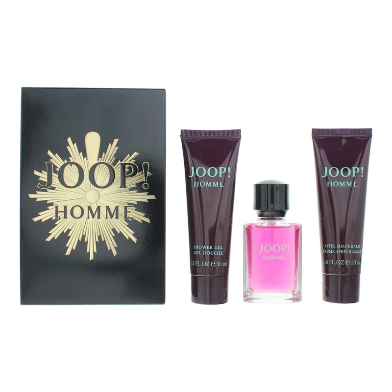 Image of Joop! Homme Gift Set 30ml Eau de Toilette + Aftershave Balm 50ml + Shower Gel 50ml