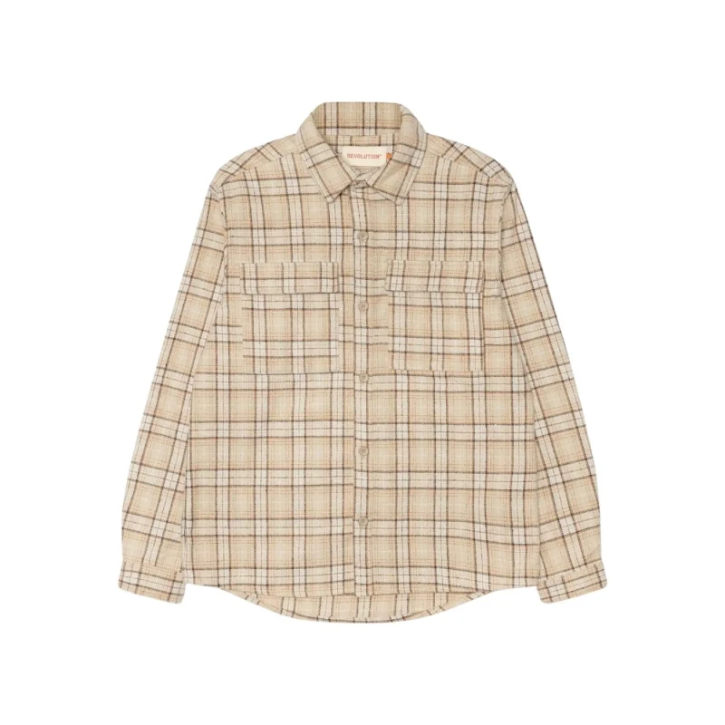 Image of Revolution Overshirt Revolution Utility Overshirt Blanc Male S
