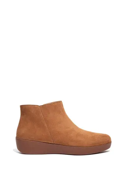 Image of FitFlop Womens Sumi Leather Ankle Boots - UK 5