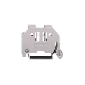 image of WAGO 249-117 Screwless End Bracket Grey 10mm (W)