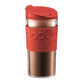 Image of Bodum Double Wall Travel Mug - Red
