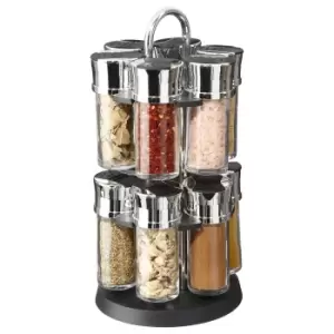 image of Secret du Gourmet Filled 12-Jar Spinning Spice Rack