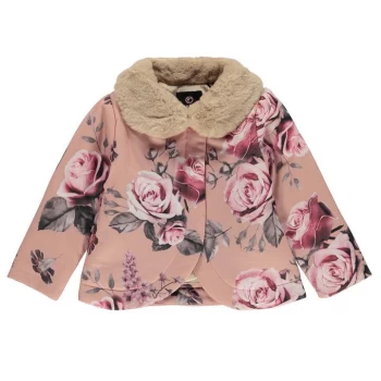 image of Firetrap Linea Wrap Jacket Baby Girls - Rose Floral