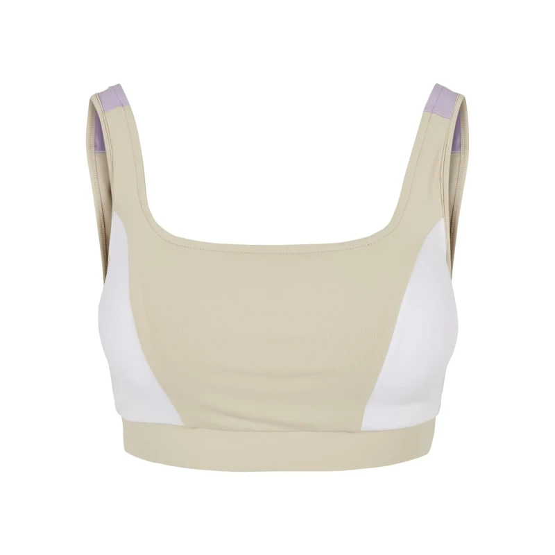 Image of Urban Classics Sports bra Urban Classics Color Block Beige Female L
